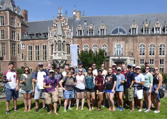 Students in Leuven, Belgium